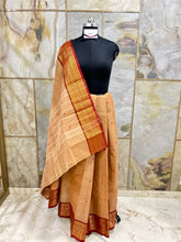 Almond Colour Cotton Saree
